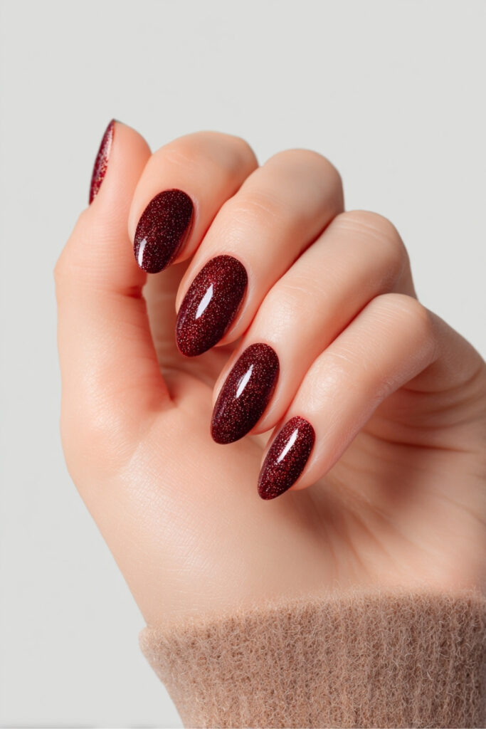 Burgundy with Subtle Shimmer