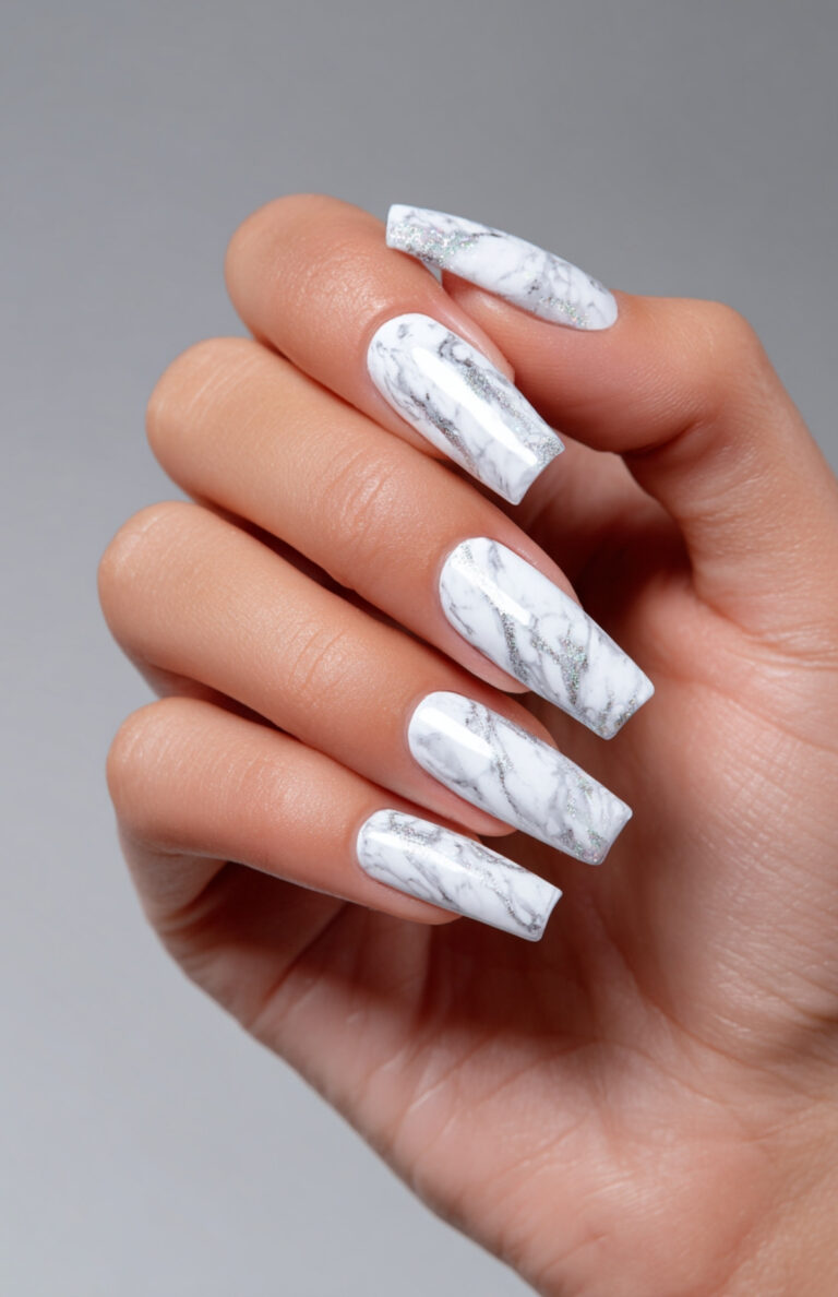 White Chrome Marble