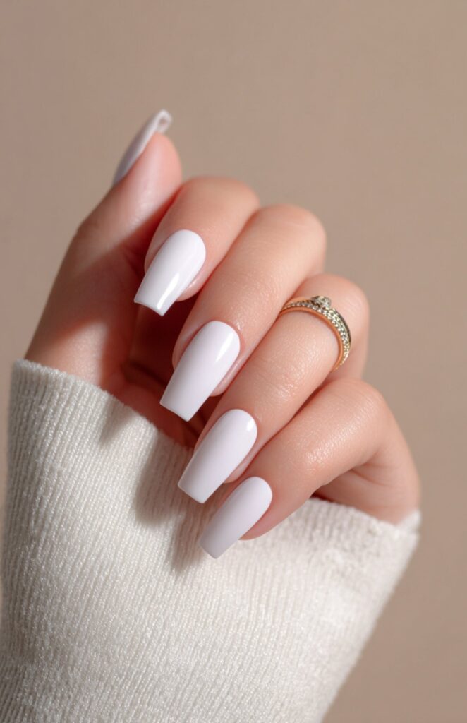 White Coffin Nails