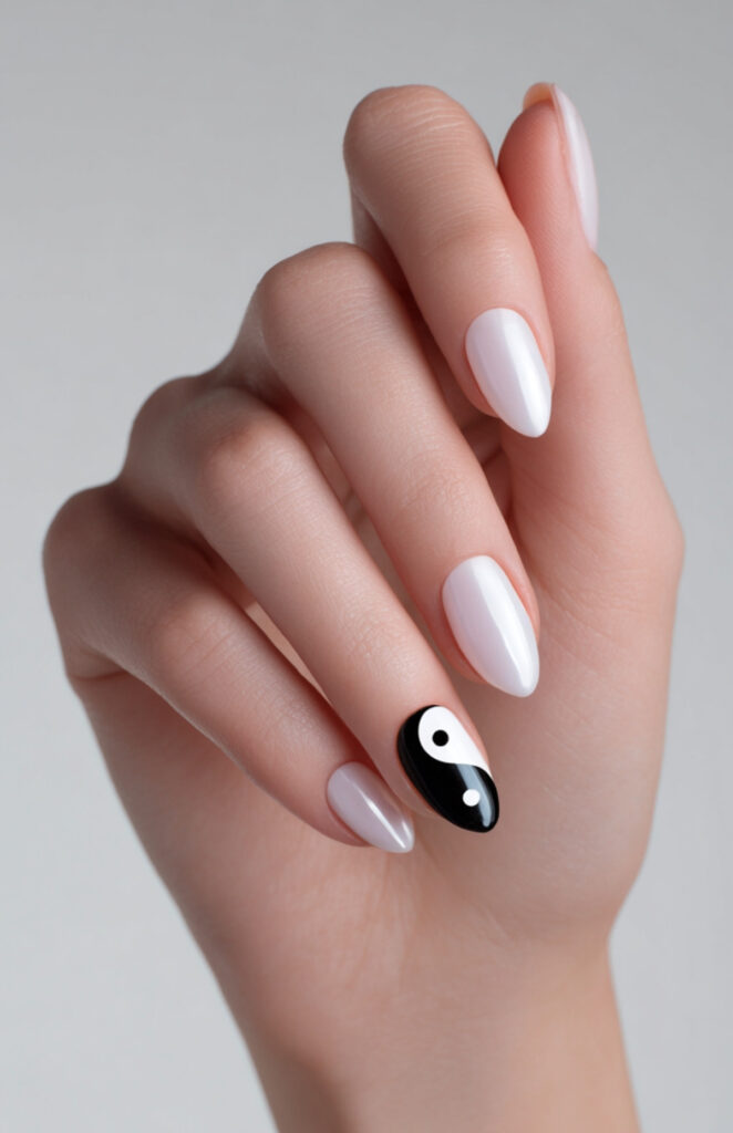 Yin-Yang White Aura Design