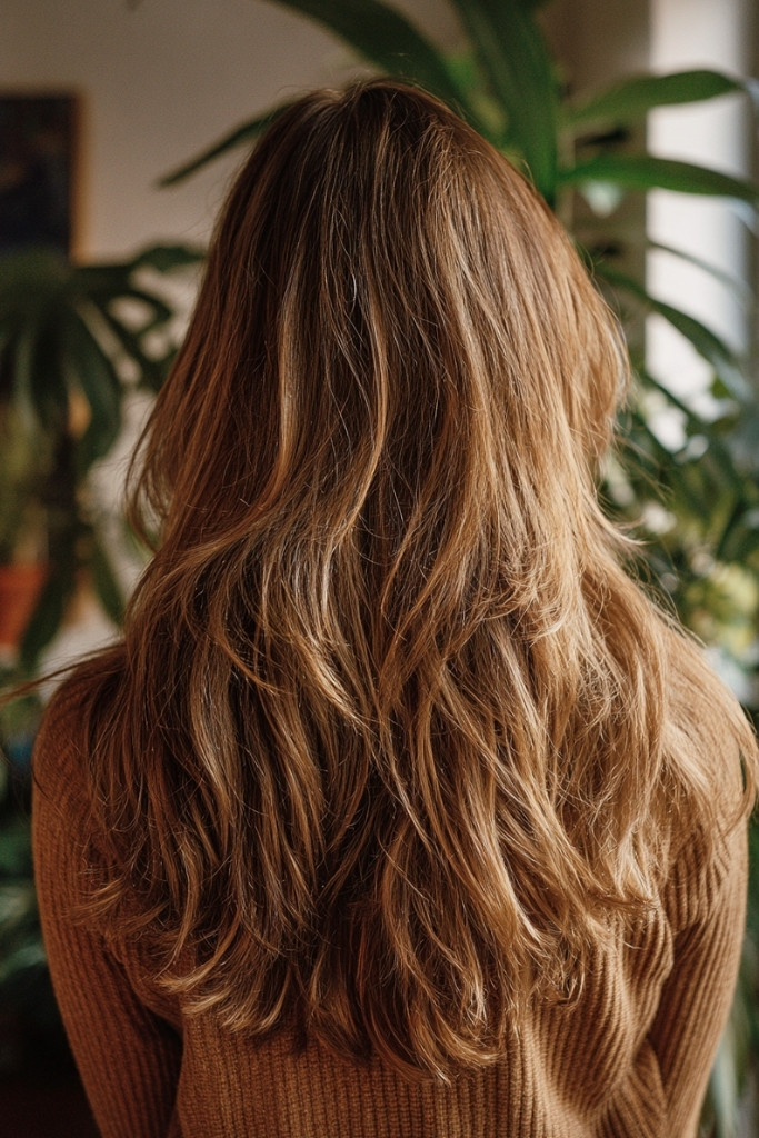 ’70s-Inspired Shag with Face Framing Layers