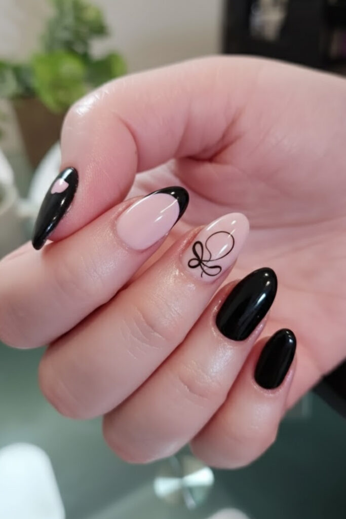 Black and Pink Combo