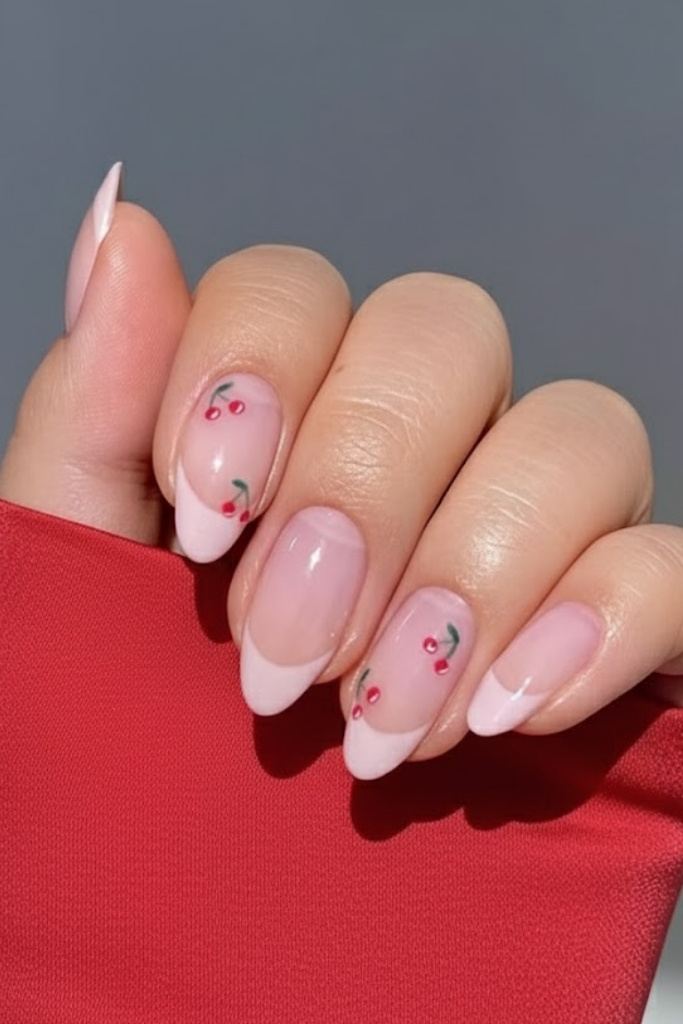 Blush Pink Cherry Accents