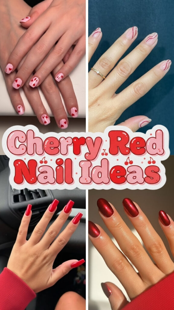 Cherry Red Nail Ideas