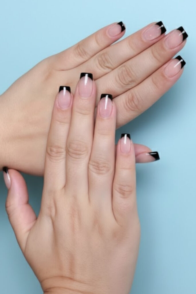 Clear Base with Black Tips
