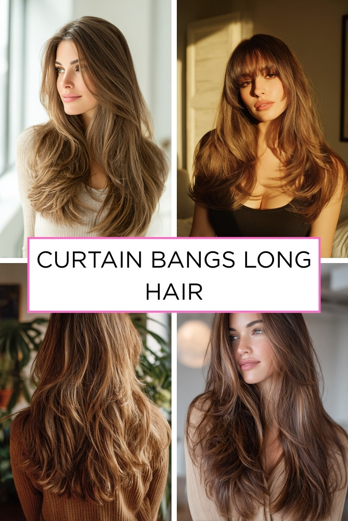 Curtain Bangs Long Hair