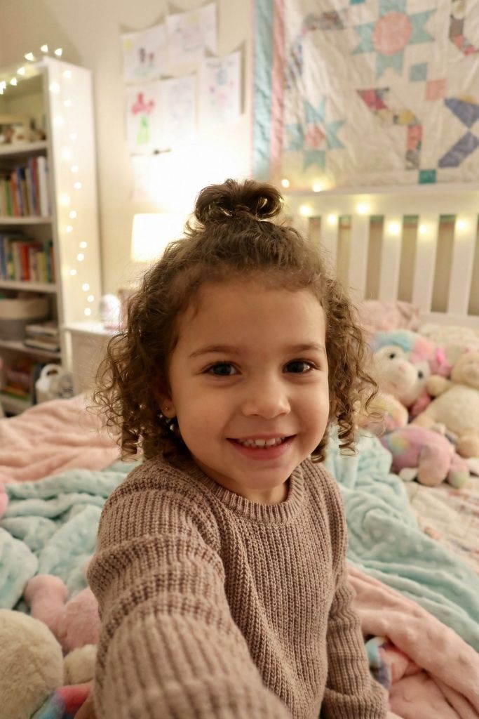 Mini Top Knot Half-Up