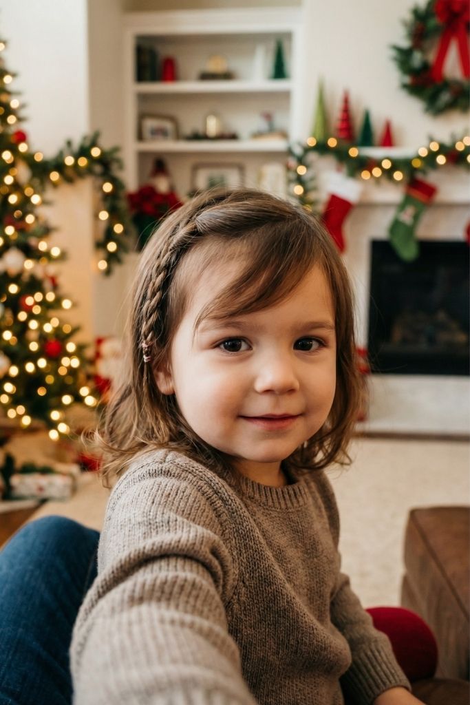Side-Swept Bangs with Easy Braid