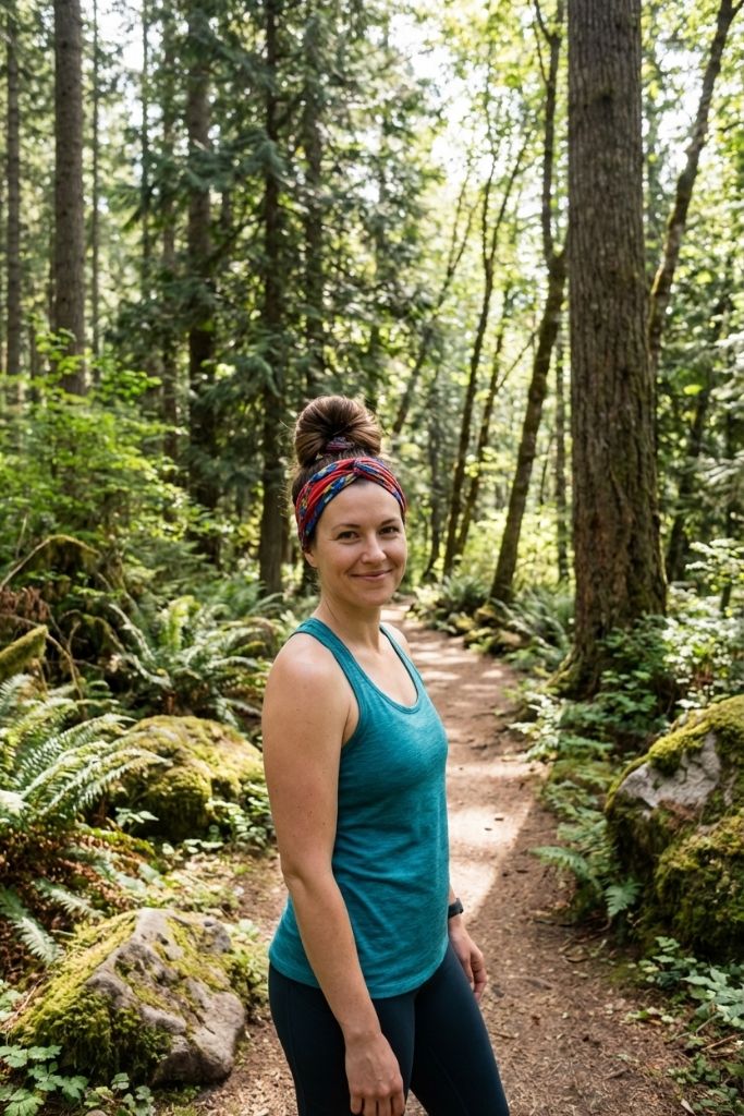 Topknot with Bandana