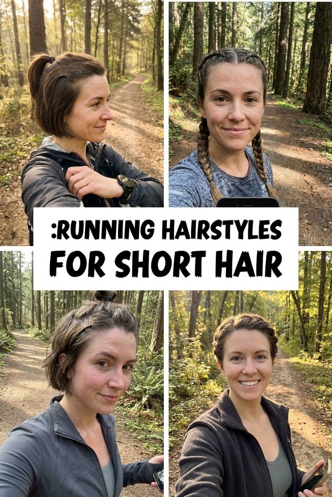 running hairstyles for short hair