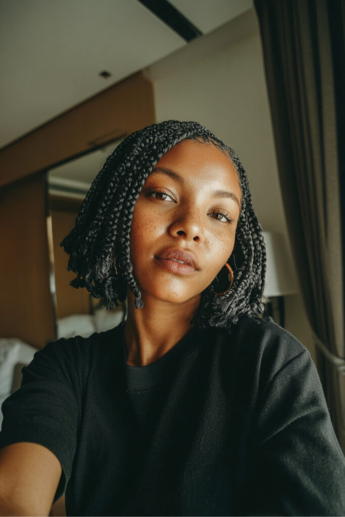 Bob-Length Fulani Braids