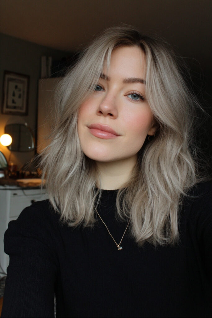 Braided Salt and Pepper Crown