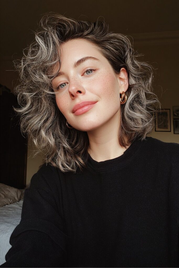 Edgy Salt and Pepper Undercut