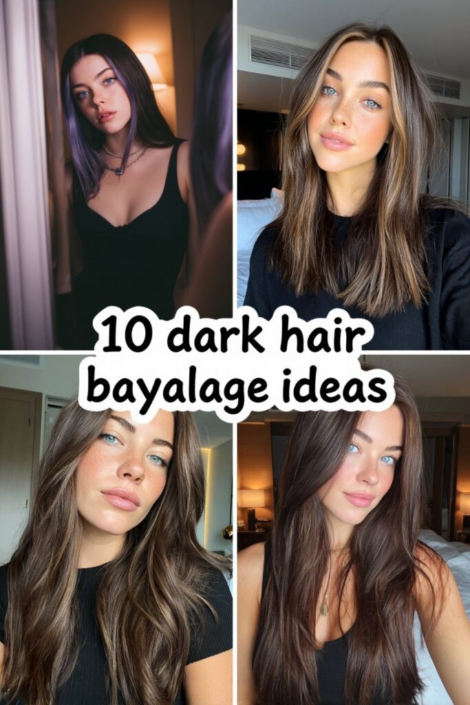 10 dark hair bayalage ideas
