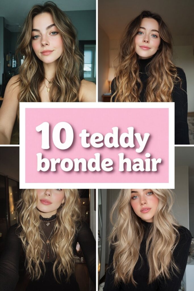 10 teddy bronde hair