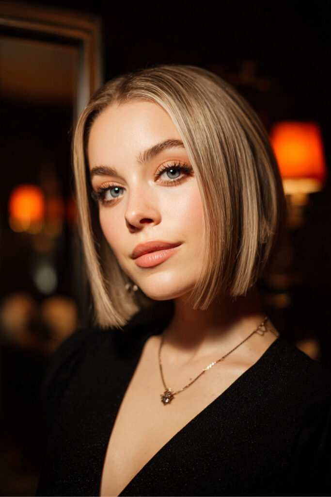 Copper-Infused Honey Blonde with Creamy Money Pieces