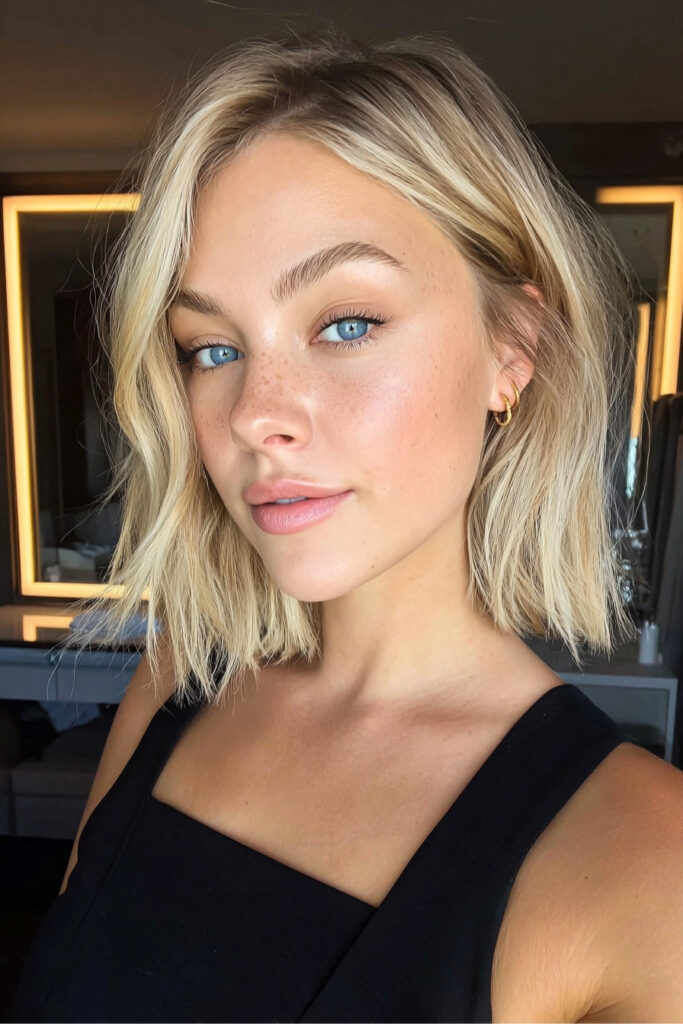 Dark Money Piece with Blonde Backdrop