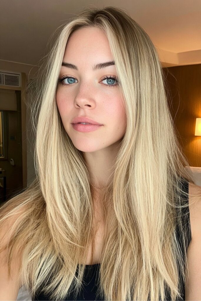 Lived-In Blonde with Extended Roots