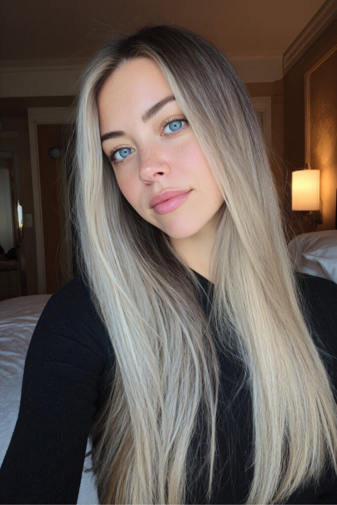 Platinum Ends with Deep Chocolate Roots