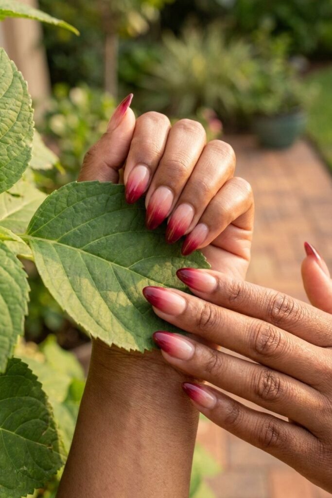 Subtle Crimson Ombré