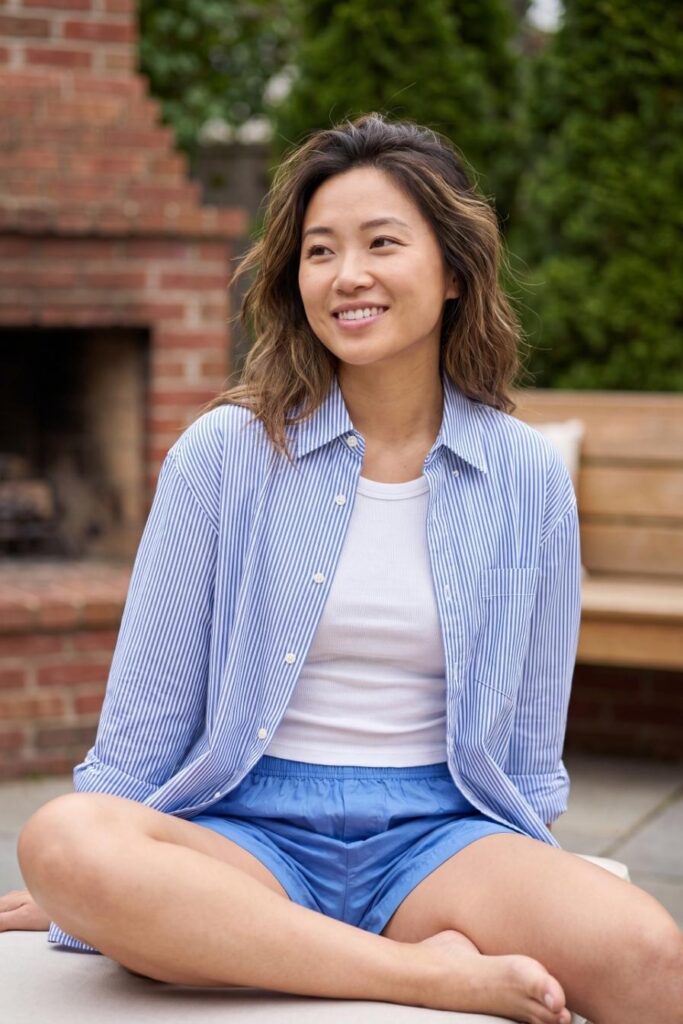 The Oversized Button-Down & Boxer Shorts Trend