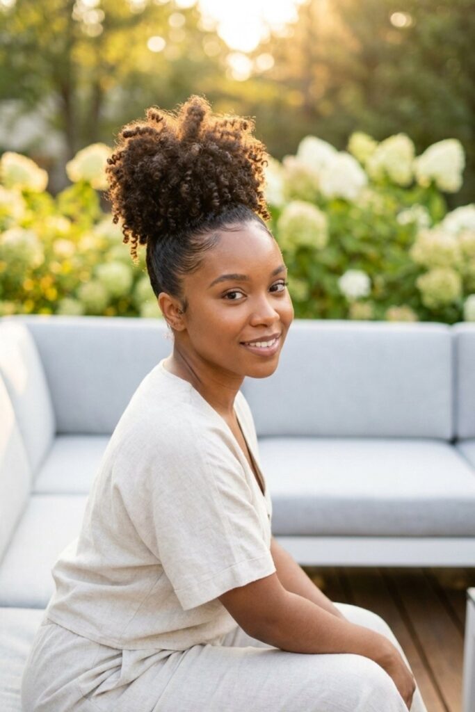 The Sculpted Pineapple Topknot