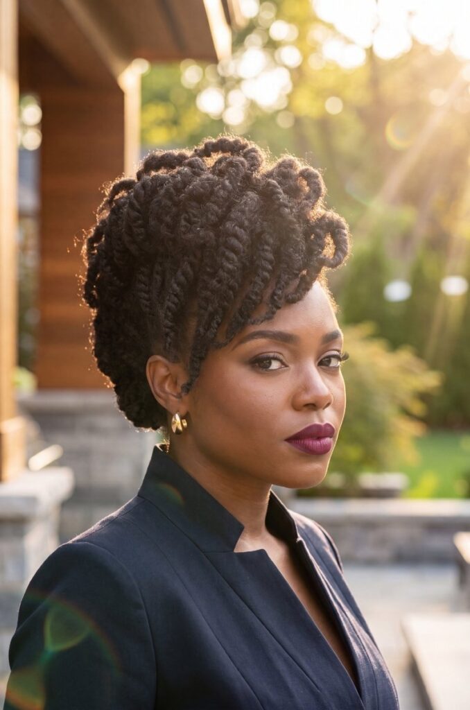 The Textured Twisted Faux Hawk